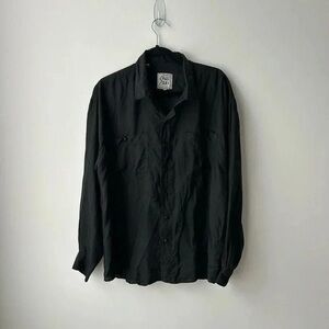 Black Button-Up Shirt